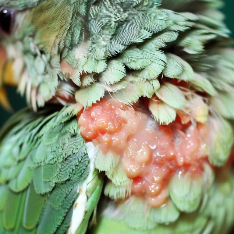 Choroby woskówki u papug falistych